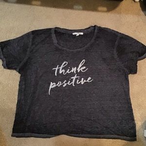 think positive graphic tee